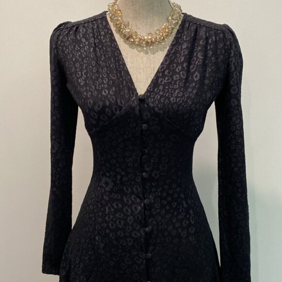 & Other stories Leo Jacquard Fitted Mini Dress size 0 - Picture 5 of 16